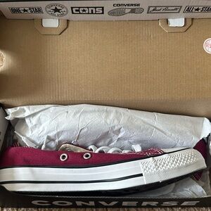 Converse All Star low top canvas maroon